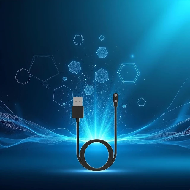 Alt view image 7 of 7 - Black Compatible with Da Fit Smart Watch Charger Replacement USB Charger Cable 3.3 Ft Charging Cord for Smart Watch with Da Fit App Smartwatch Accessories Smartwatch Cables and Chargers