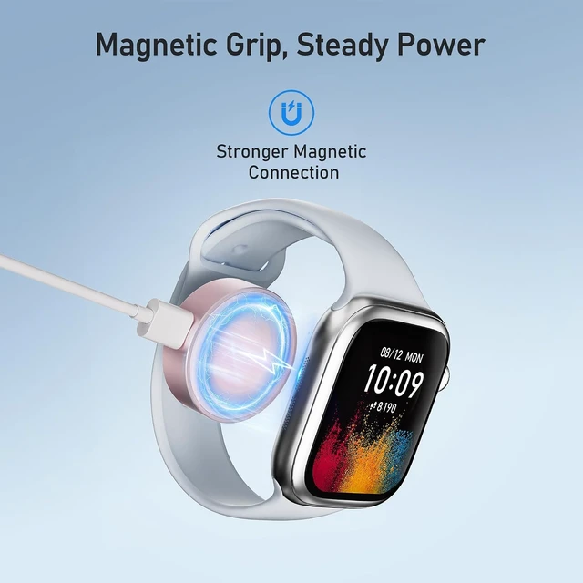 Alt view image 4 of 7 - for Watch SE USB C Charger 5W USBC Smartwatch Charging Dock