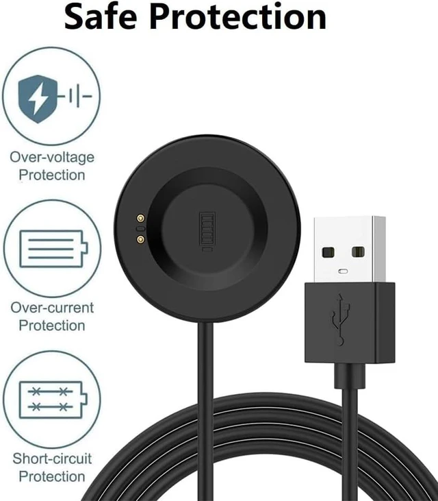 Alt view image 5 of 7 - Charging Cable for iTouch Air 3 Air 4 Air SE/iTouch Sport 4 Sport 3 Sport/iTouch Explorer 3 Smartwatch Replacement USB Charging Charger Cord for iTouch Smart Watch