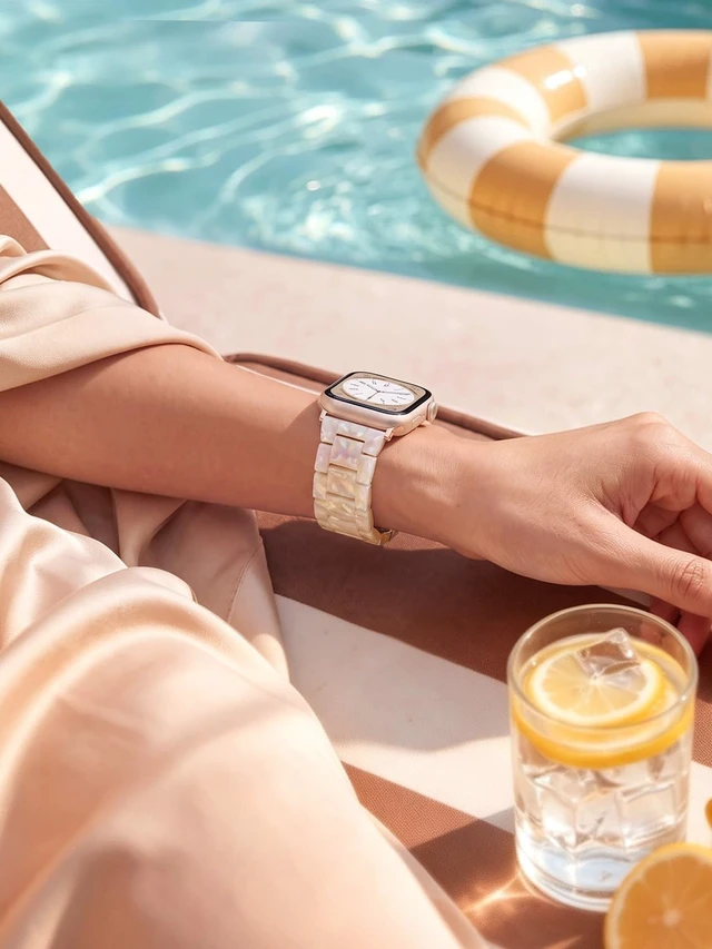 Alt view image 7 of 7 - Resin Bands Compatible with Watch Band 41mm/40mm/38mm/42mm