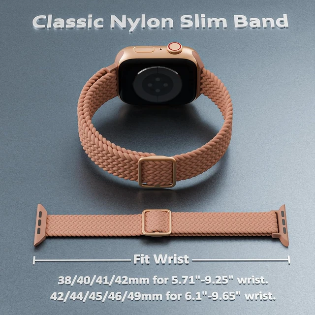 Alt view image 4 of 7 - 6 Pack Thin Stretchy Braided Compatible with Watch Bands Women Men