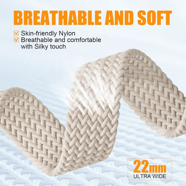 Alt view image 4 of 7 - Magnetic Braided Stretchy Loop - Compatible with Watch Band Women Men