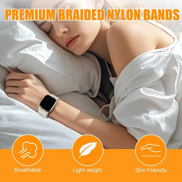 Alt view image 6 of 7 - Magnetic Braided Stretchy Loop - Compatible with Watch Band Women Men