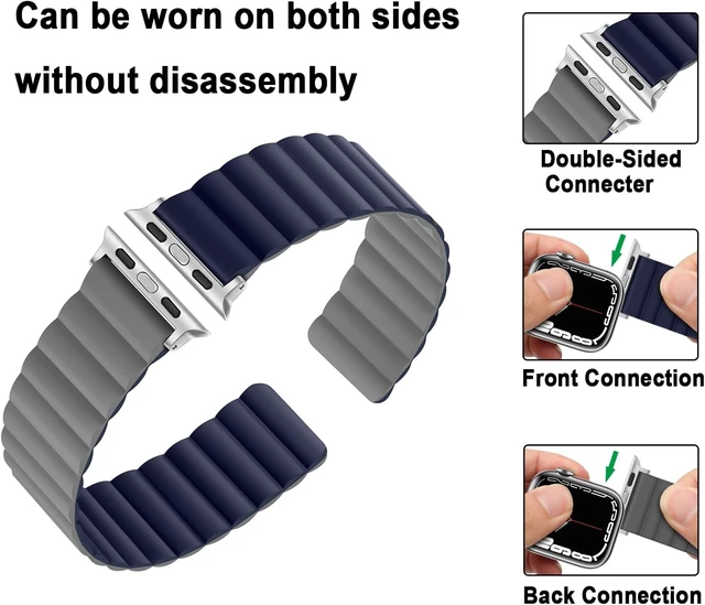 Alt view image 3 of 6 - Magnetic Bands Compatible with Watch Band 49/46/45/44mm