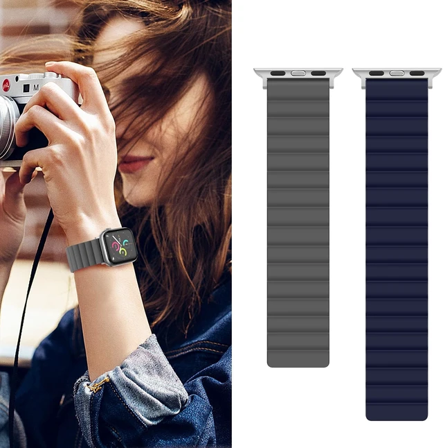 Alt view image 6 of 6 - Magnetic Bands Compatible with Watch Band 49/46/45/44mm