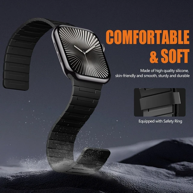 Alt view image 3 of 7 - Magnetic Sport Band for Watch Bands for Men Ultra 4 3 2 1