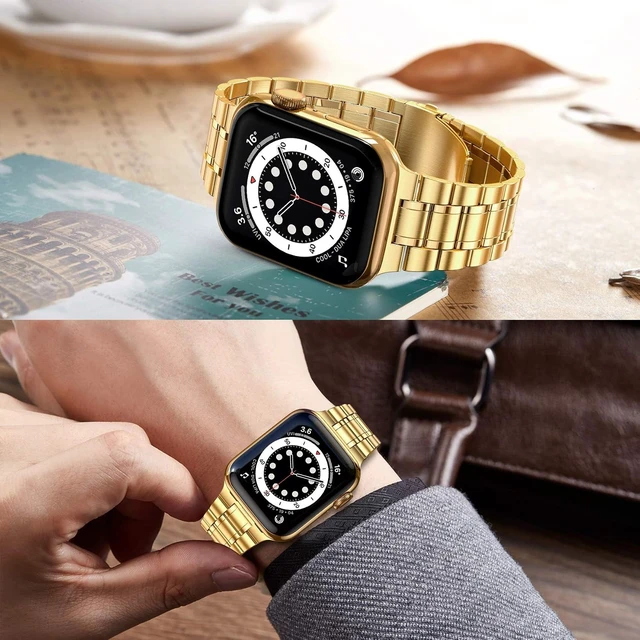 Alt view image 6 of 7 - Stainless Steel Bands for Watch 45mm 44mm 42mm(Series 3/2/1)