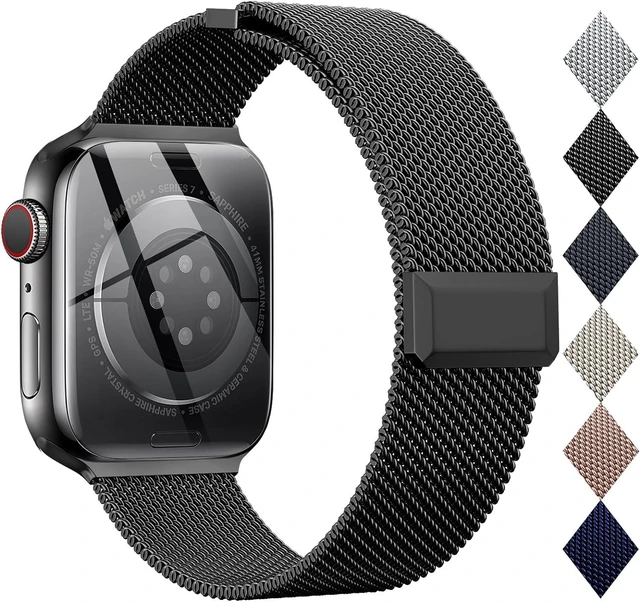 Main image of Stainless Steel Mesh Loop Compatible with Watch Bands for Men