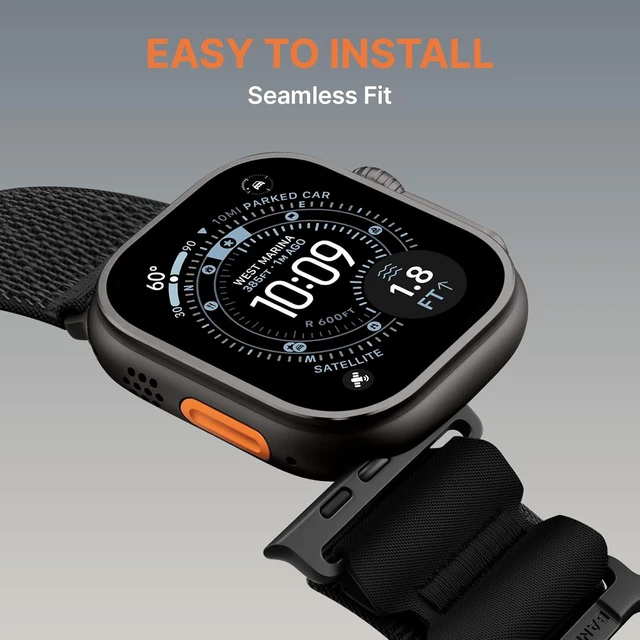 Alt view image 7 of 7 - Tactical Sport Loop Compatible with Watch Bands Men Women