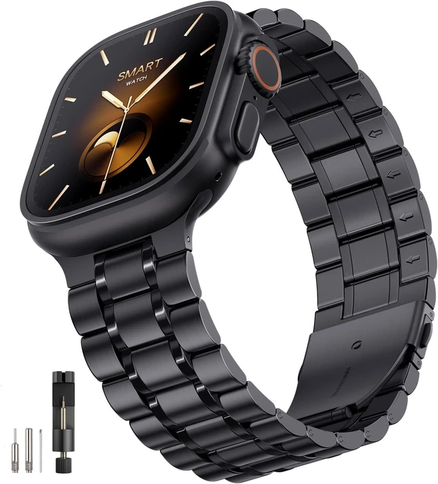 Main image of Metal Band Compatible with Watch Bands for Men Women