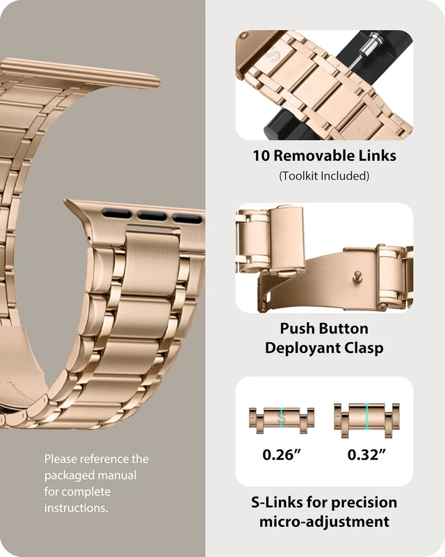Alt view image 4 of 7 - Band for Watch Series 11 10 9 8 7 6 5 4 3 2 1 Ultra SE