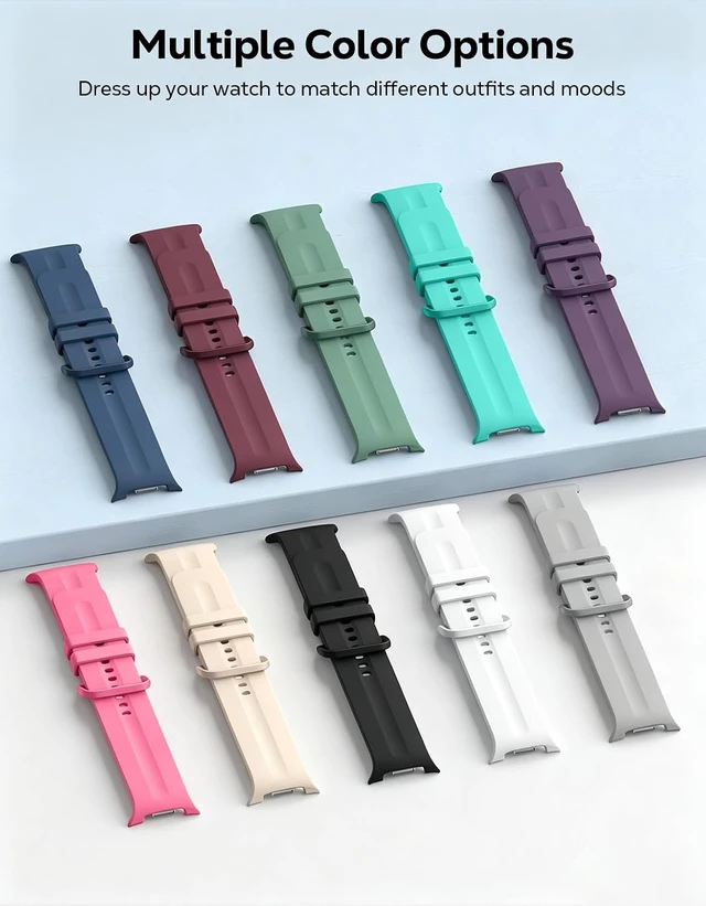 Alt view image 5 of 6 - 10 Pack Sport Bands Compatible with Galaxy Watch 9/8 40mm/44mm