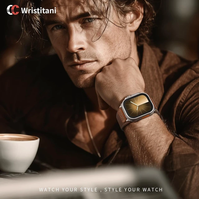 Alt view image 7 of 7 - 49/46/45/44/42/41/40mm Leather Bands For Watch Band
