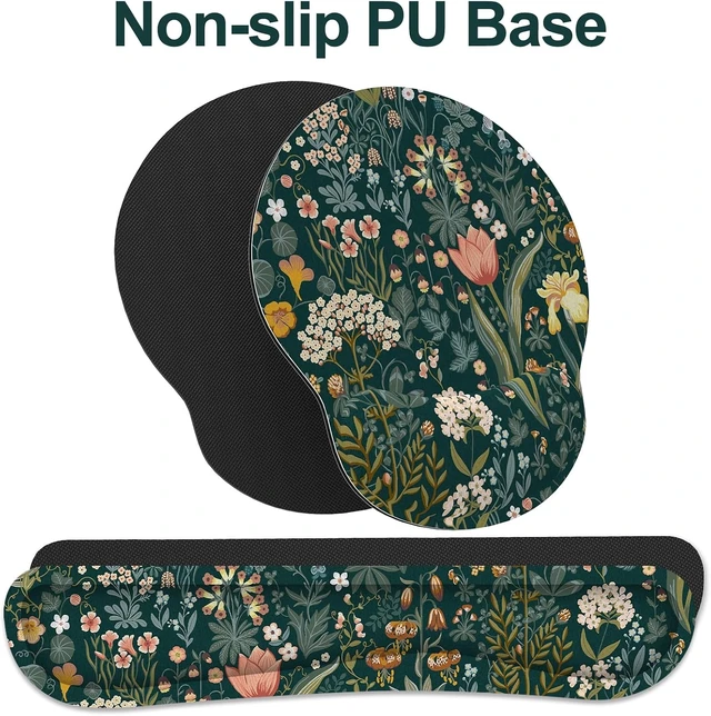 Alt view image 4 of 7 - Ergonomic Mouse Pad with Wrist Rest and Keyboard Wrist Rest Mousepad