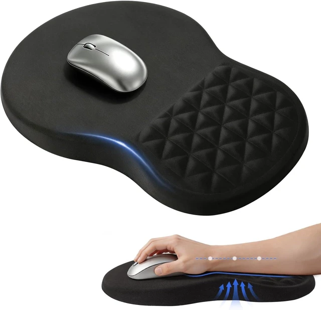 Main image of Ergonomic Mouse Pad with Wrist Rest Sloped Massage Cushion for Pain Relief