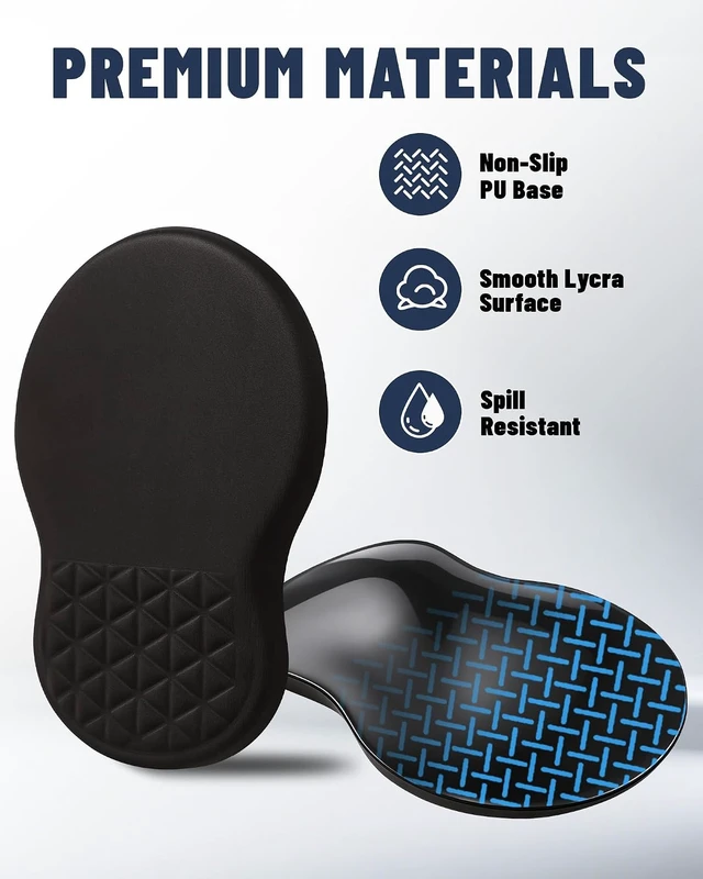 Alt view image 4 of 7 - Ergonomic Mouse Pad with Wrist Rest Sloped Massage Cushion for Pain Relief