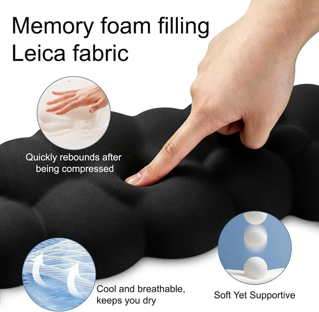 Alt view image 4 of 6 - Cloud Wrist Rest for Computer Keyboard Mouse Wrist Rest Keyboard Wrist Rest