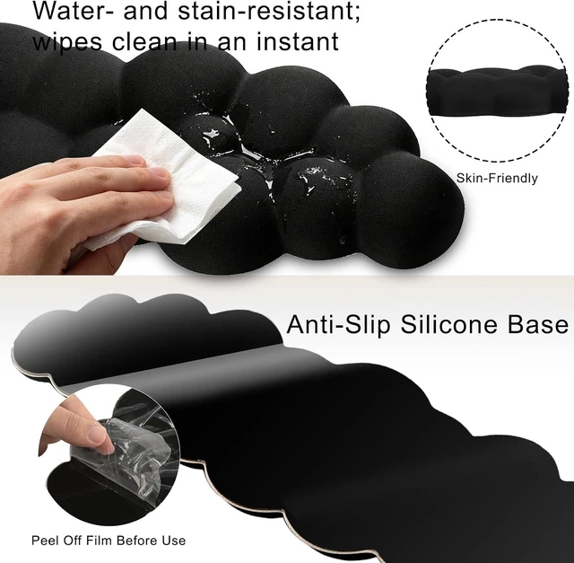 Alt view image 5 of 6 - Cloud Wrist Rest for Computer Keyboard Mouse Wrist Rest Keyboard Wrist Rest