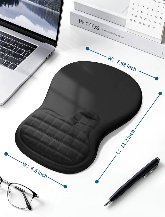 Alt view image 5 of 7 - Ergonomic Mouse Pad Wrist Rest for Carpal Tunnel Pain Relief