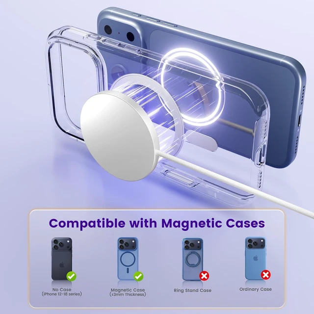 Alt view image 4 of 7 - MagSafe 25W Wireless Charger for Magnetic Fast Charging Pad