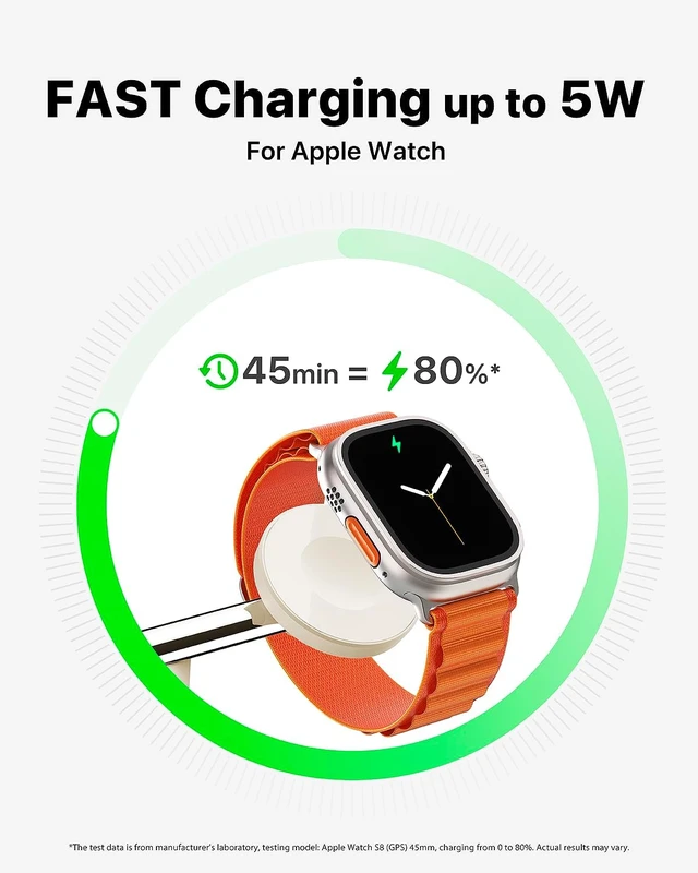Alt view image 2 of 7 - 3 in 1 Wireless Charging Station for Devices with MagSafe