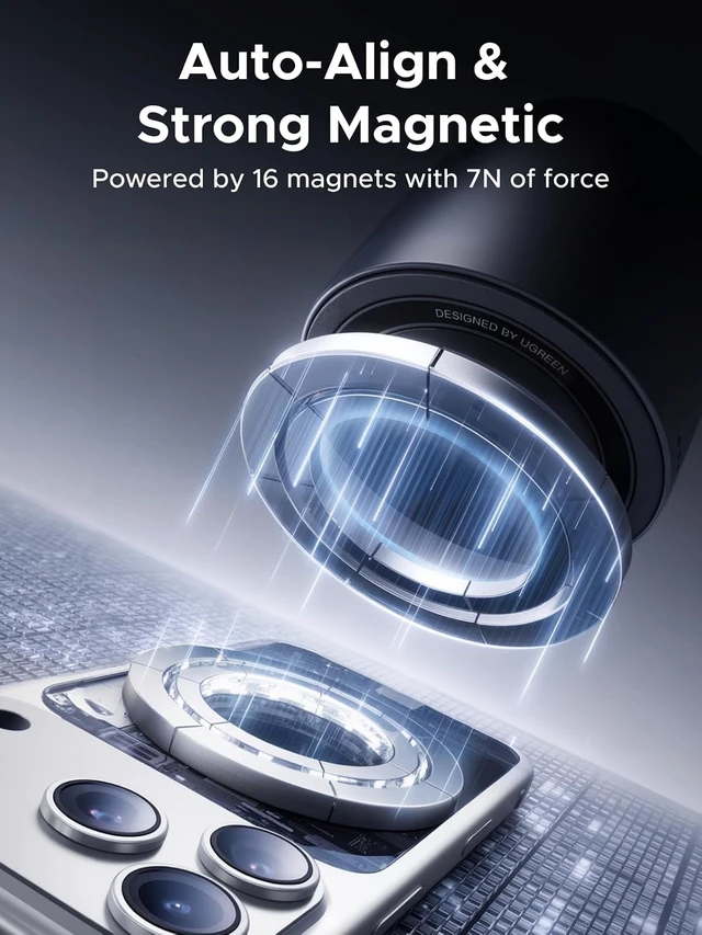 Alt view image 5 of 7 - Qi2.2 25W 2-in-1 Magnetic Wireless Charging Station