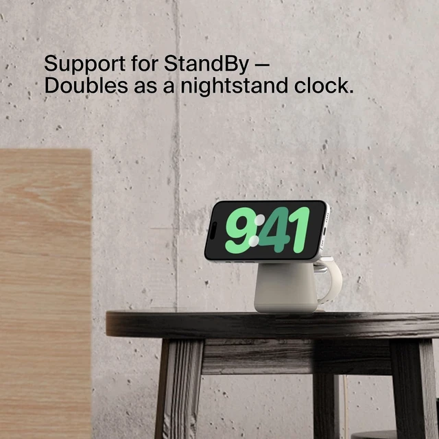 Alt view image 5 of 7 - Qi2 15W Wireless Charging Dock 2 in 1 Fast iPhone Charger