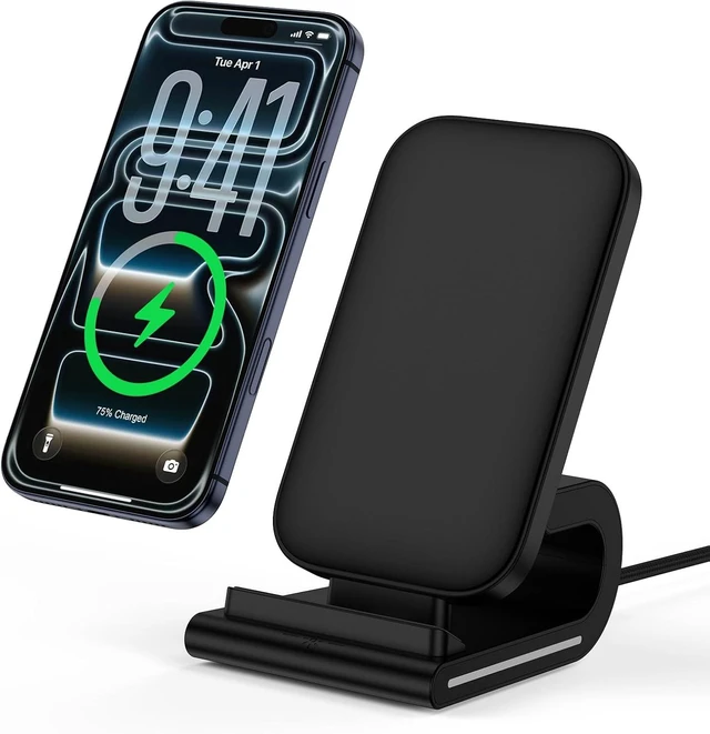 Main image of Wireless Charger Fast Charging Stand Desk Phone Charger