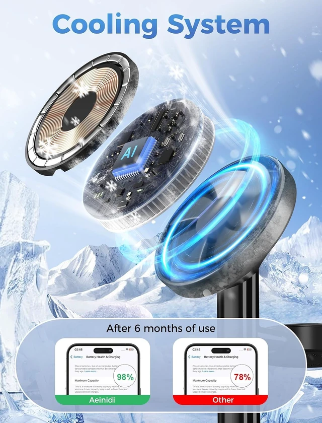 Alt view image 6 of 7 - 3 in 1 Fast Wireless Charging Station for MagSafe Charger