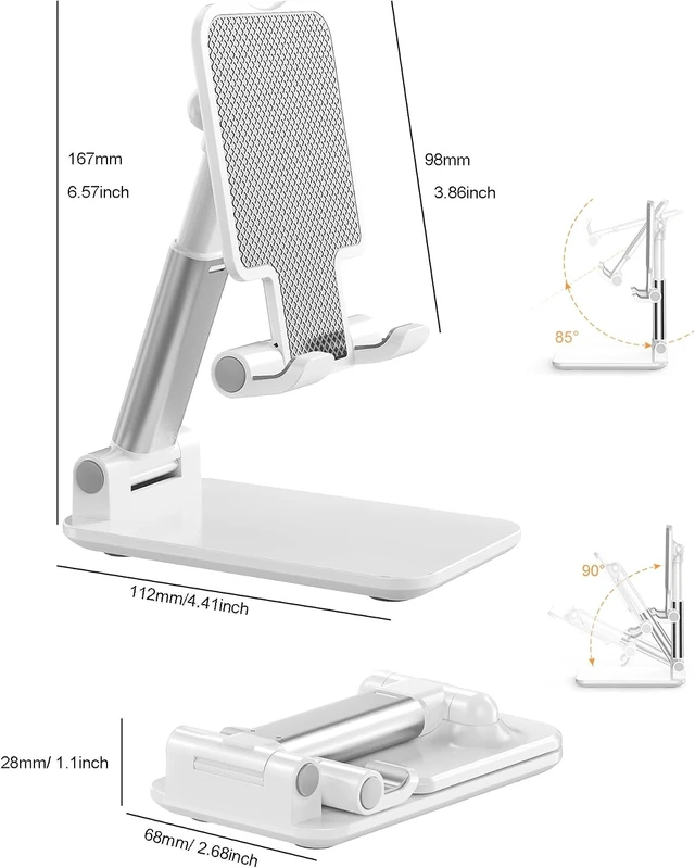 Alt view image 6 of 6 - Phone Stand for Desk Cell Phone Holder Stands for iphones