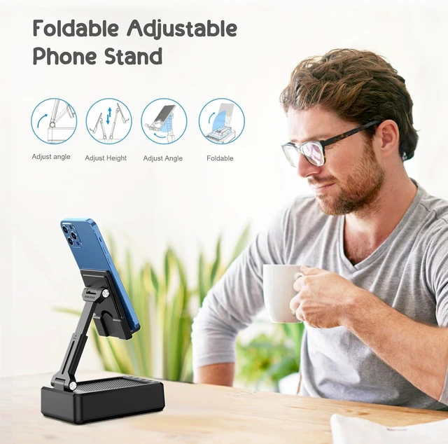 Cool Tech Inventiond Foldable Cellphone Stand with Bluetooth Speaker and Charging Function ...