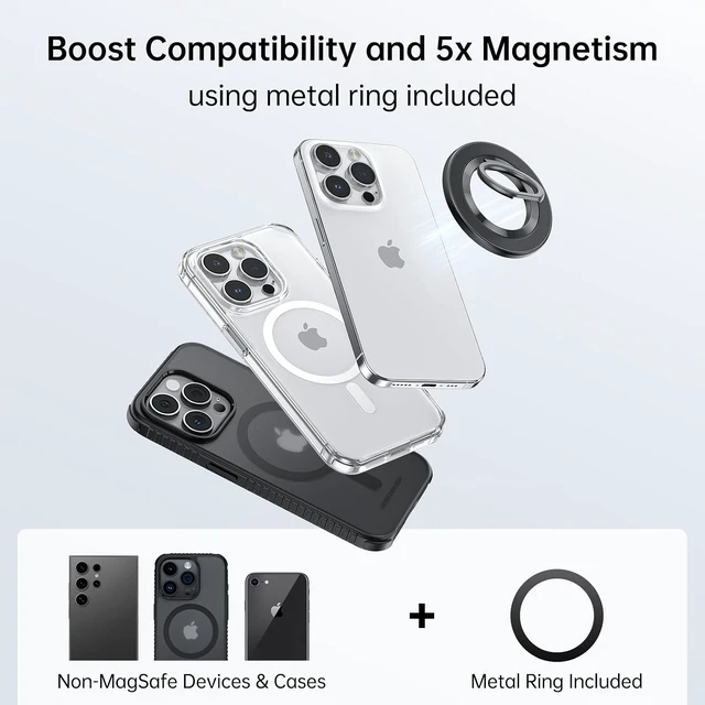 Alt view image 6 of 7 - for MagSafe Phone Grip Magnetic Phone Ring Holder
