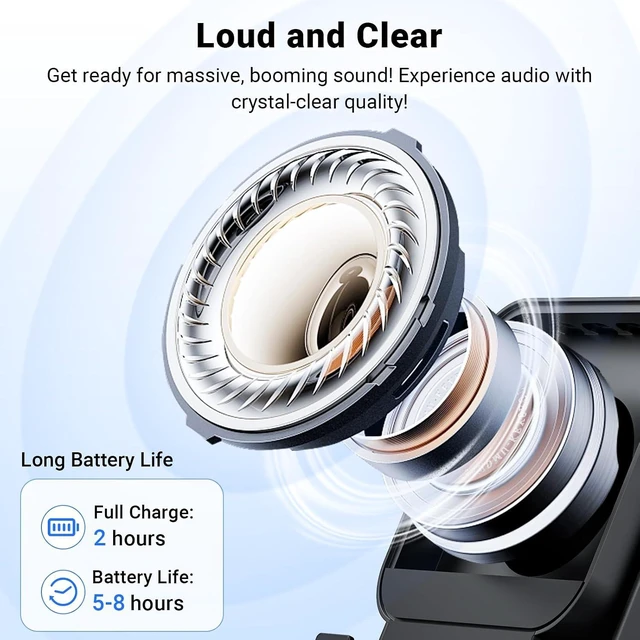 Alt view image 4 of 7 - Induction Speaker with Phone Stand 5 in 1 Wireless Bluetooth Audio Black