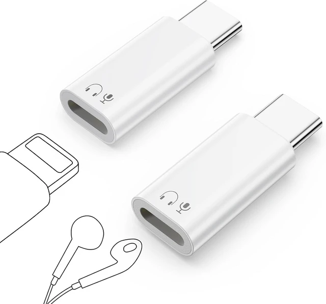 Main image of Lightning to USB-C Adapter Audio compatible with iPhone 15/16/17/18 Pro Max