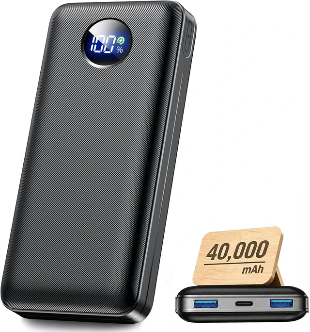 Main image of 40000mAh 22.5W Fast Charge Portable Charger for 3-Devices Power Bank