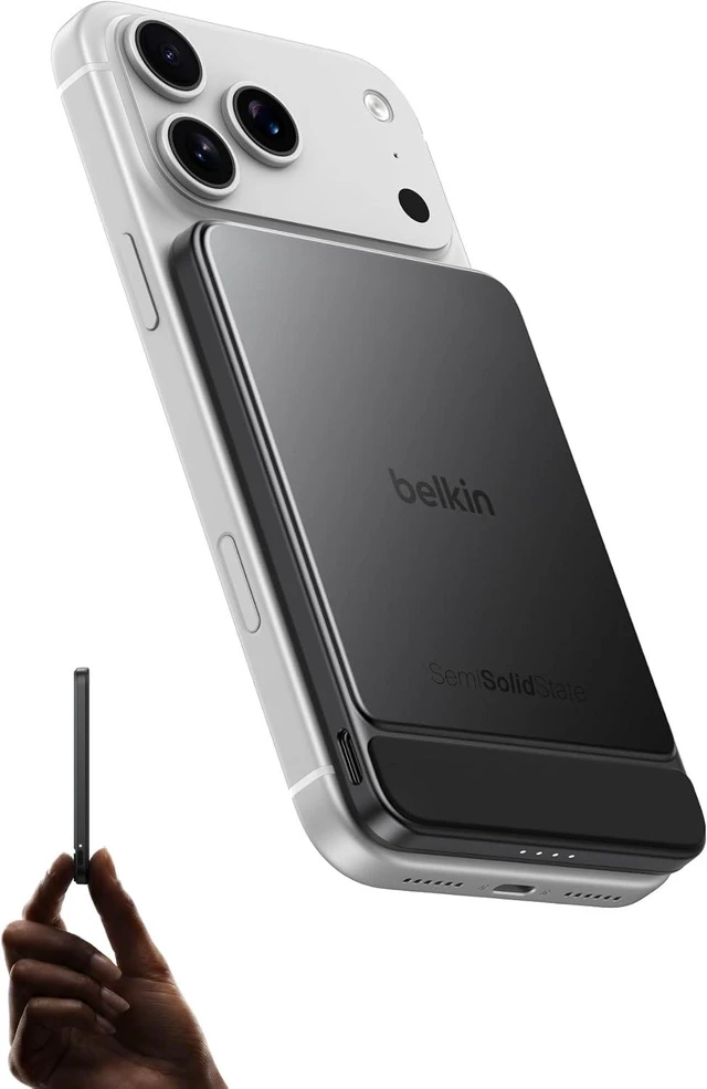Main image of 5000mAh Magnetic Power Bank 5K Qi2 15W Wireless Charger for Travel