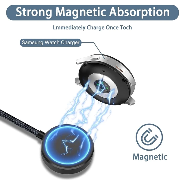 Alt view image 3 of 6 - 100W Multi Charge Cable for Galaxy Watch/USB C/Lightning/Micro 10FT