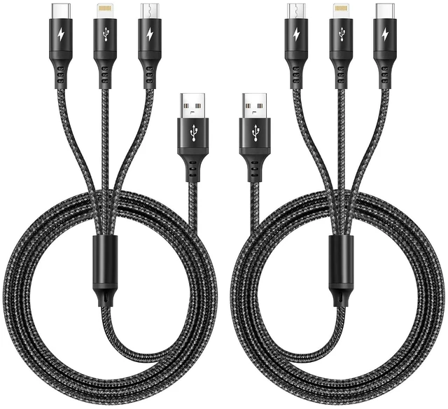 Main image of Multi Charging Cable 3 in 1 Braided Multi Fast Charging Cable