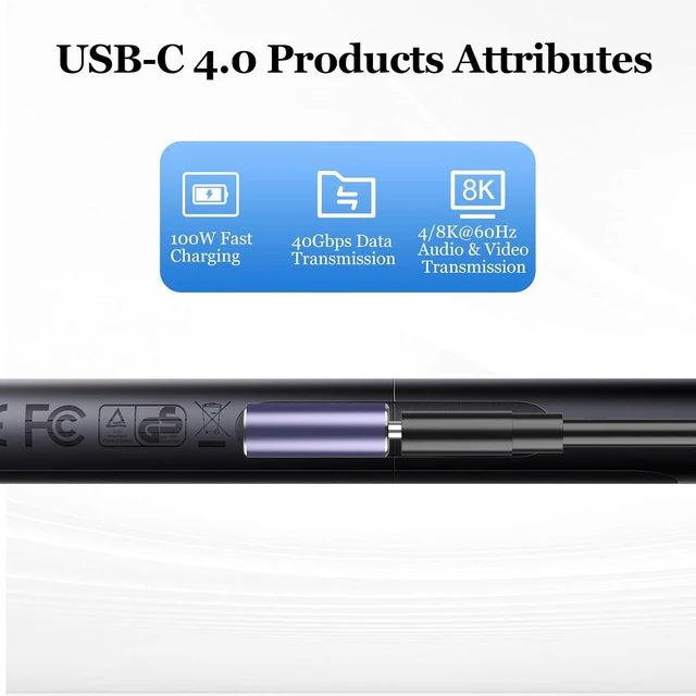 Alt view image 6 of 7 - 90 Degree USB C Adapter 4 Pack Right Angle Type-C Male to Female Converter