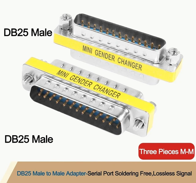 DB25 25 Pin Gender Changer D-SUB 25Pin Coupler Serial Cable - Newegg.com