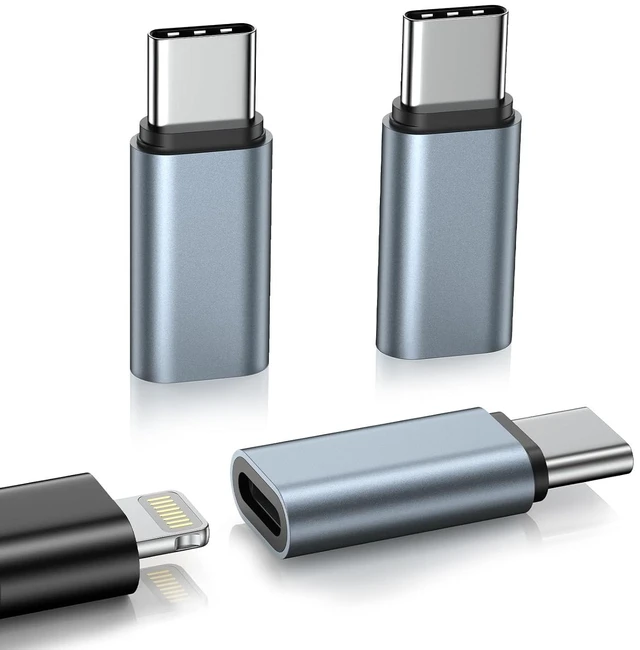 Main image of Lightning Female to USB-C Adapter Type C to Lightning Adaptor Dongle Cable