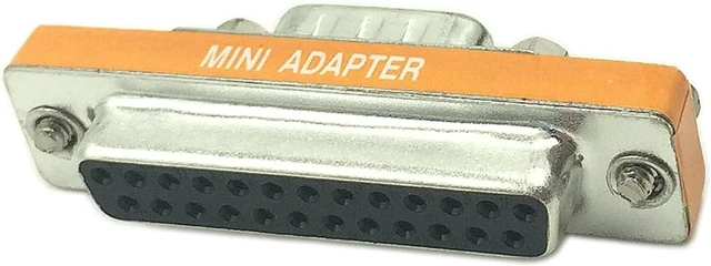 Alt view image 2 of 7 - LEMENG DB9 Male to DB25 Female Mini Serial Port Cable Adapter Gender Changer