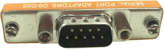 Alt view image 3 of 7 - LEMENG DB9 Male to DB25 Female Mini Serial Port Cable Adapter Gender Changer