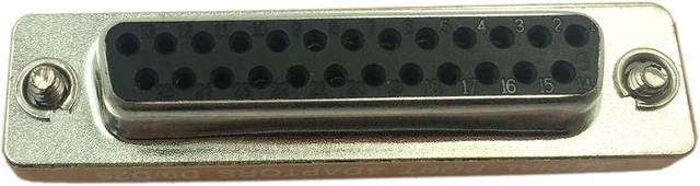 Alt view image 7 of 7 - LEMENG DB9 Male to DB25 Female Mini Serial Port Cable Adapter Gender Changer