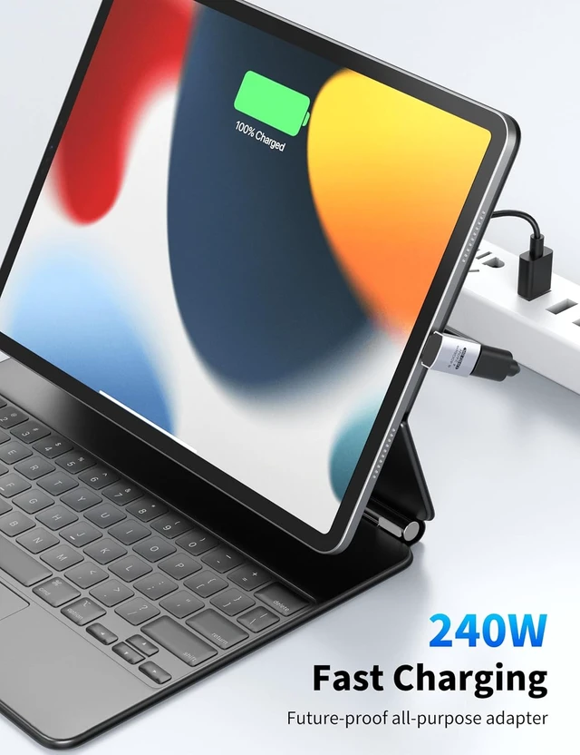 Alt view image 4 of 6 - 4 Pack 90 Degree USB C Right Angle Adapter Right Angle USB C Male to Female