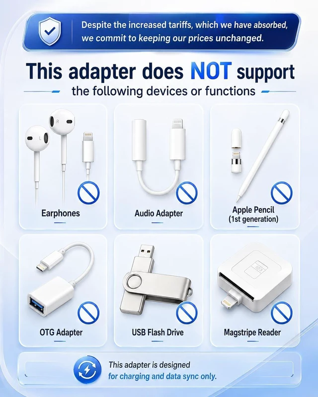 Alt view image 3 of 7 - 3-Pack Lightning Female to USB-C Male Adapter for iPhone 15/16/17/18