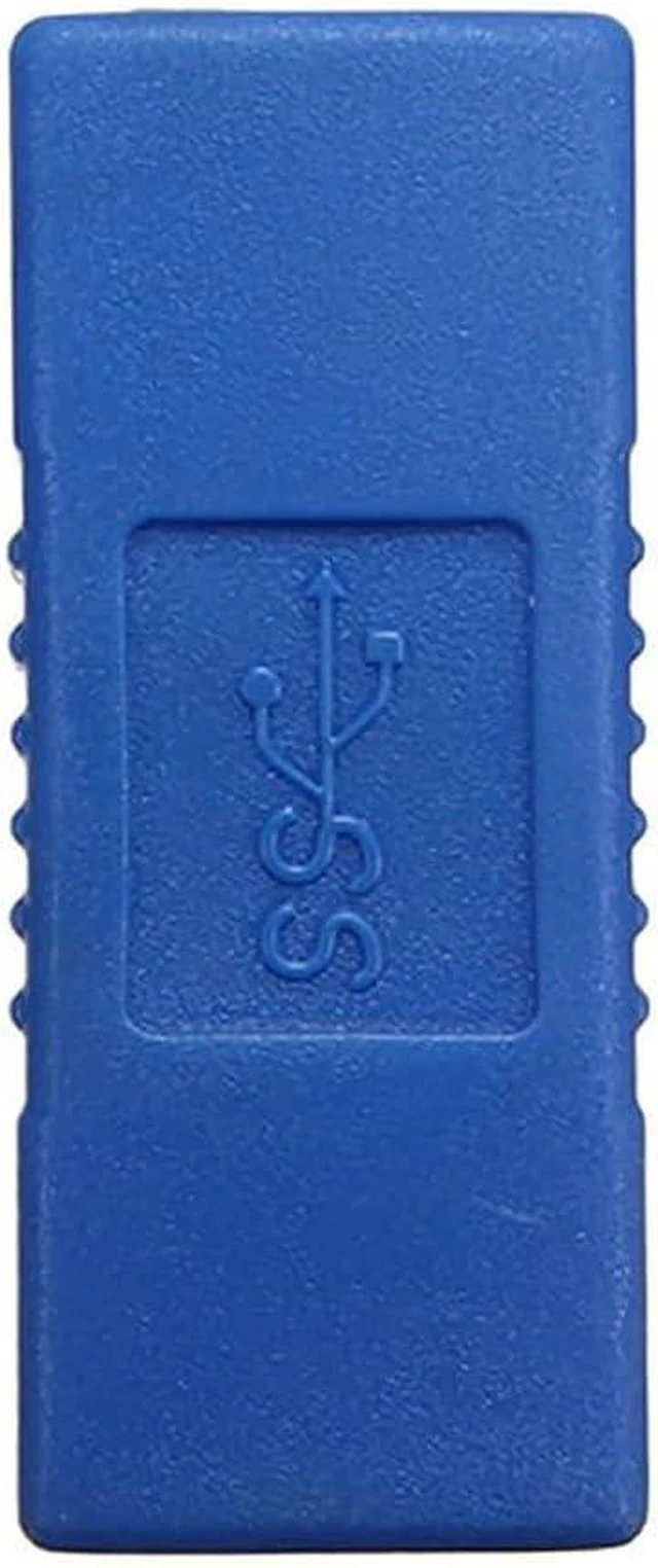 Main image of USB 3.0 Type A Female to Female Adapter Coupler Gender Changer Connector USB3.0 Extension Converter F/F - Blue