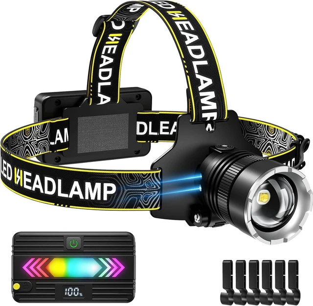 Main image of Headlamp Rechargeable Super Bright Head Lamp for Adults Motion Sensor