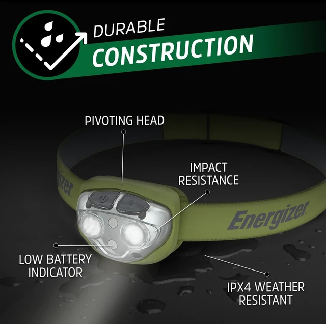 Alt view image 7 of 7 - PRO-400 Headlamps for Adults Rechargeable Led Headlights 2-Pack