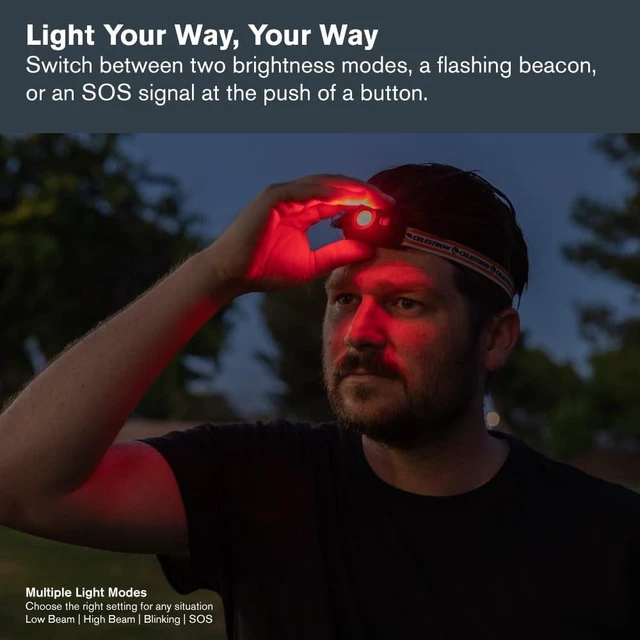 Alt view image 4 of 7 - Night Vision Red LED Headlamp for Astronomy and Camping